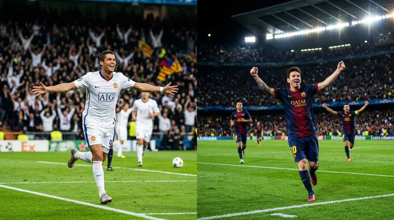 Ambos marcan BTTS Champions League, dos equipos de fútbol celebrando gol en césped