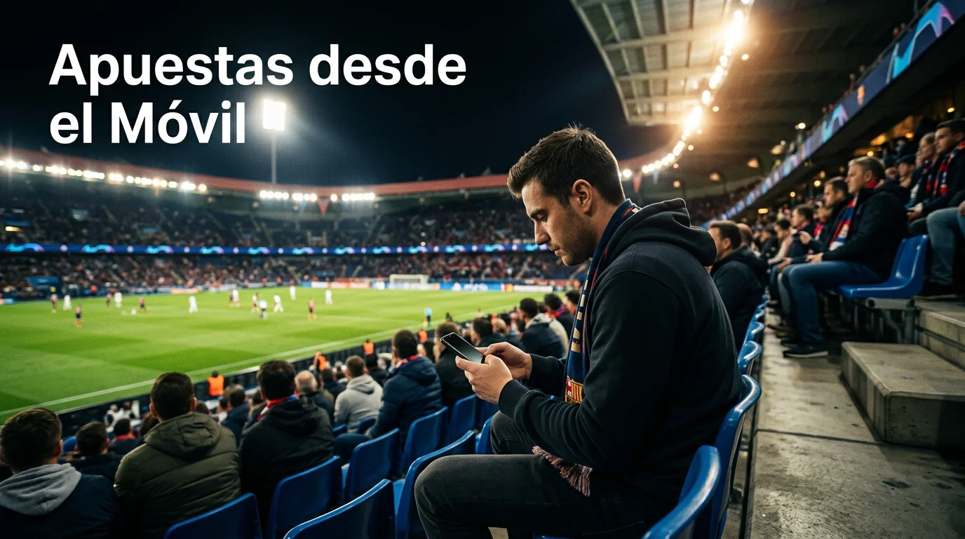 Apostar Champions League desde el móvil guía 2025