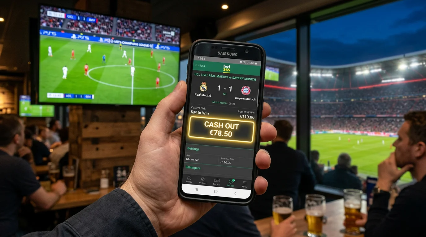 Cash out Champions League cuando usar cierre anticipado apuesta UCL