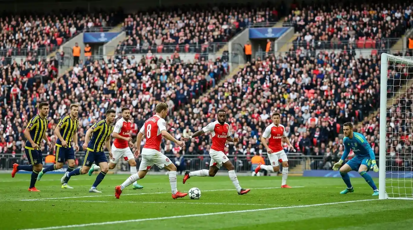 Hándicap asiático Champions League, partido de fútbol en césped con estadística
